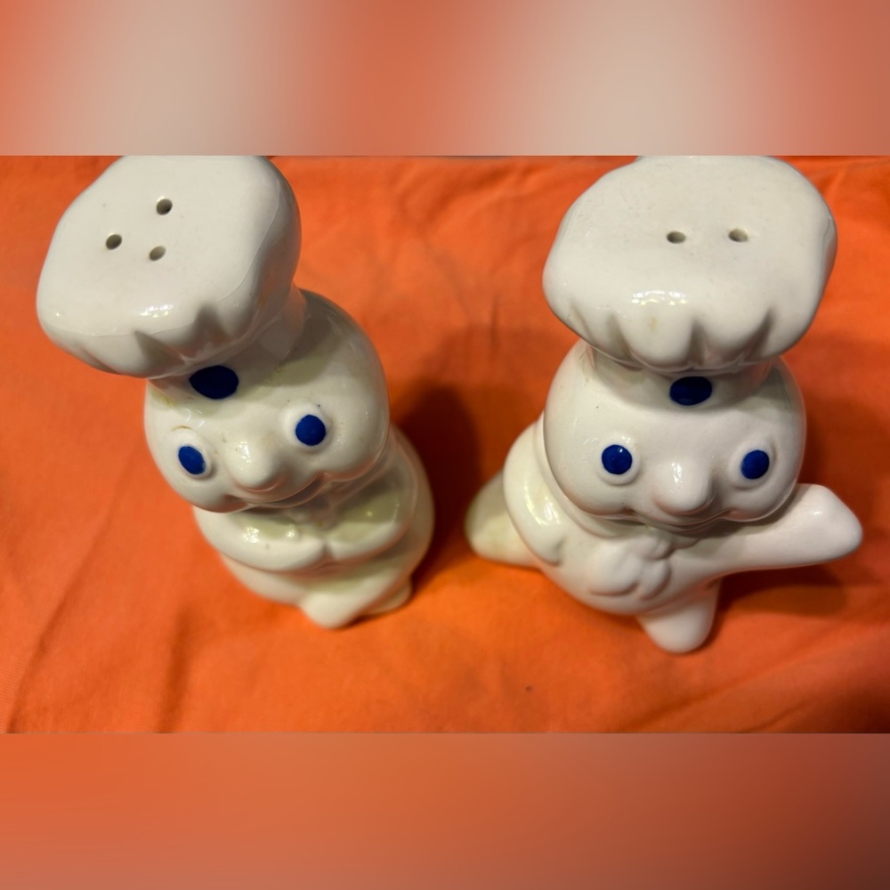 Vintage Pillsbury Doughboy Salt and Pepper shakers